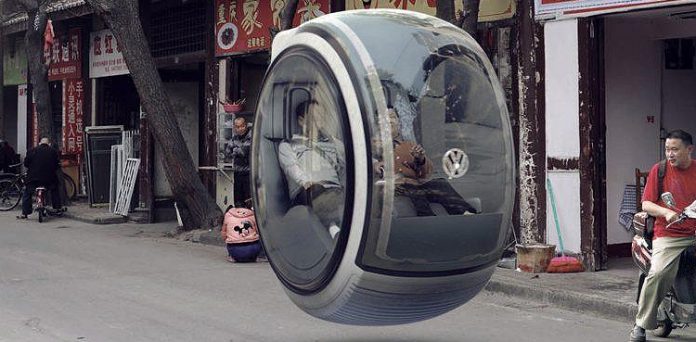 Flying car concept from Volkswagen